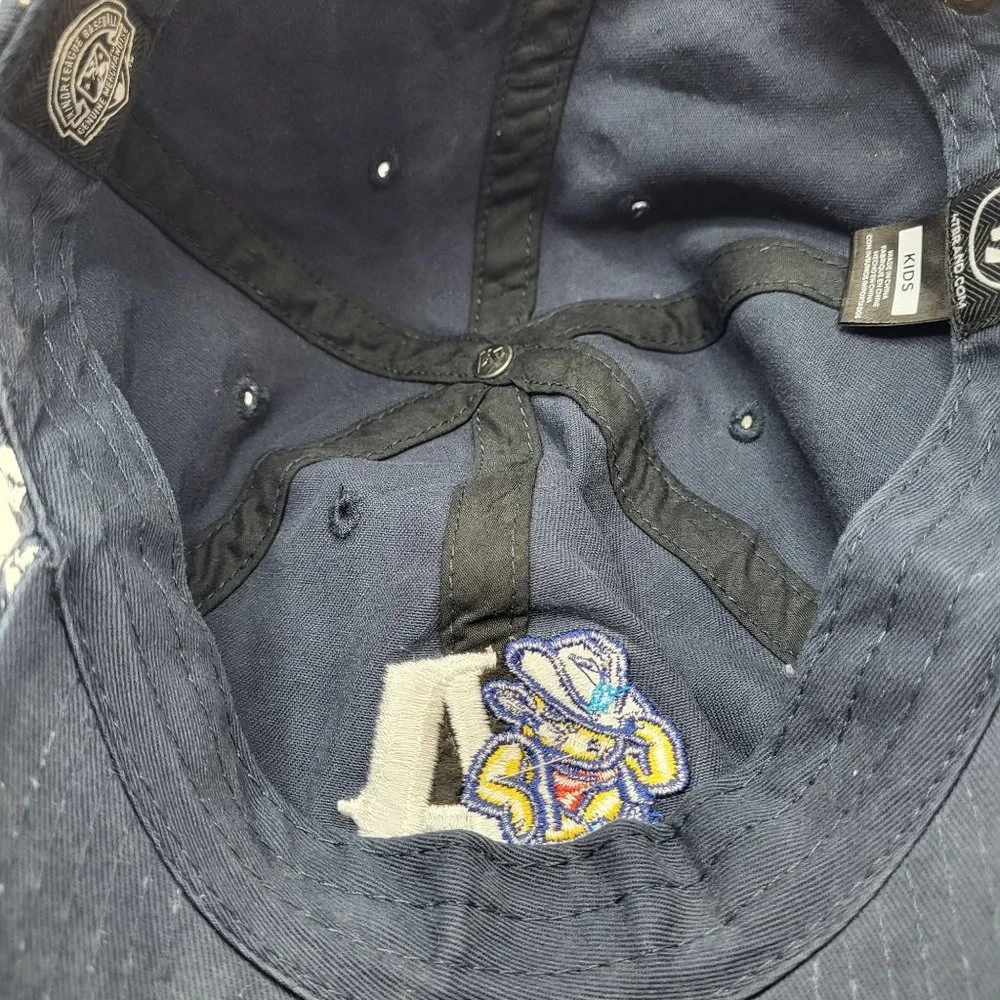 47 Brand Baseball Minor League Cap Adjustable - Kids Hat -Blue - Texas Armadillo